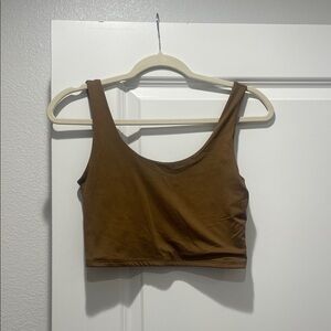 Sincerely Jules Brown Crop Top